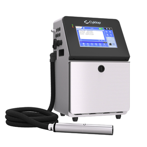 เครื่องพิมพ์อิงค์เจ็ทเซรามิกความเร็วสูง Cyklop CM760 หัวพิมพ์ขนาด 50 ไมครอน สำหรับพิมพ์วันที่บนสายเคเบิลและสายไฟ ความเร็วในการพิมพ์สูงสุด 7 <span class=keywords><strong>เมตร</strong></span>/วินาที - Product Image 1