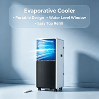 Nouveau climatiseur portable 3300W avec protection intégrée contre les surcharges, oscillation automatique haut/bas, pour la maison et le bureau