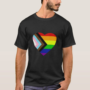 Nuoxin Wholesale Customized Cheaper Gay <strong>Pride</strong> Flag Rainbow Oversize <strong>T</strong>-<strong>Shirt</strong> Logo Men With 100% Cotton - Product Image 5