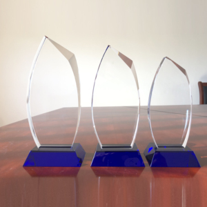 Trophée en cristal étoile, trophée de conférence annuelle, trophée en cristal musical - Product Image 5