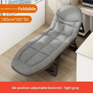 Lit pliant individuel en métal pour extérieur, plage, bureau, pause déjeuner, sommeil, <span class=keywords><strong>accompagnement</strong></span> hospitalier, personnes âgées, femmes enceintes, animaux de compagnie - Product Image 6