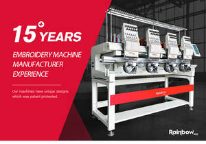 Professionele <span class=keywords><strong>4</strong></span> Heads 15 Naald Custom Logo Borduren <span class=keywords><strong>Machine</strong></span> Voor Baseball Cap - Product Image 6