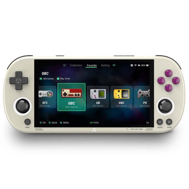 Open-Source Retro Handheld -26+ Classic Console Emulators, Moonlight Streaming, Wireless Audio, 5000mAh Battery