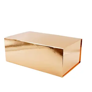 Изготовленный на заказ складной магнитный чемодан Подарочная коробка для одежды упаковка для обуви бумажная коробка с ленточной ручкой