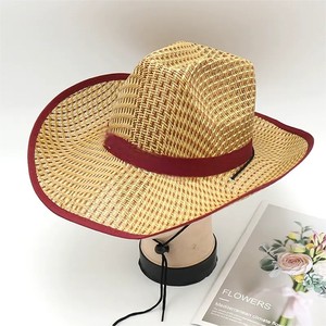 Mũ Chống Nắng Mùa Hè Thoáng Khí Ngoài Trời Cho Nam Mũ Rơm Vành Rộng Mũ Cao Bồi Thời Trang Cho Nam - Product Image 4