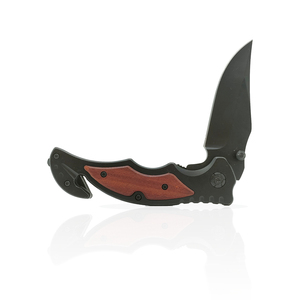 Couteau de survie tactique personnalisé, couteau pliant en <span class=keywords><strong>bois</strong></span> - Product Image 3