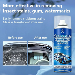 X9 Spray Removedor de Película de Grasa para Vidrios de Auto de 300ml para una Visión Clara, Limpieza y Desengrasado del Parabrisas - Product Image 3
