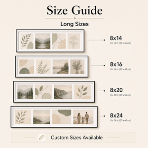 Cadre <span class=keywords><strong>photo</strong></span> panoramique noir et blanc en bois, multi-ouvertures, pour affichage mural ou sur table, pour la maison, le bureau, la galerie, décoration moderne - Product Image 4