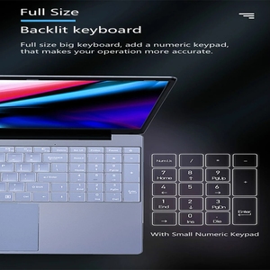 Ordenador portátil de 12GB de RAM, 1TB, 512GB, 256GB, 128GB, SSD, Con Teclado retroiluminado, pantalla IPS, Win 10, para estudiantes y oficina - Product Image 5