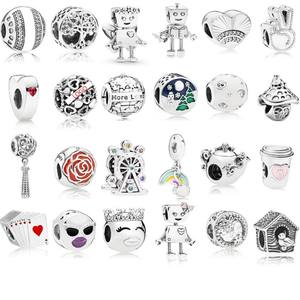 Pendentif disney mickey mouse en alliage de zinc, breloque pour la fabrication de bracelets, bricolage DIY - Product Image 1