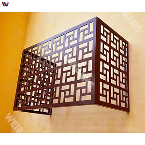 ฝาครอบช่องระบายอากาศอลูมิเนียมสีขาวแบบมีบานเกล็ด สำหรับท่อ HVAC ภายนอกอาคาร ช่องระบายอากาศเครื่องปรับอากาศ - Product Image 6