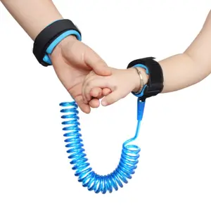 Coleira de pulso para crianças, cinta de pulso ajustável anti-perda para segurança do ar livre