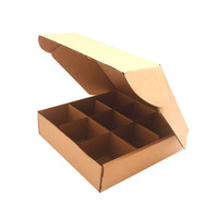 Nouveau design boîtes d'expédition emballage boîte d'expédition personnalisée avec insert ondulé diviseur