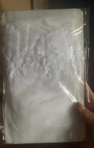 Collants en nylon transparents noirs en dentelle YIZE en gros pour femmes matures - Product Image 5