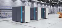 Compresseur d'air industriel à vis sans huile Atlas Copco série VSD ZT 15 à ZT 55, 15-55 kW