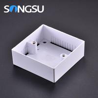 Sannce — boîte électrique ignifuge en plastique, 6x6x4/carré 3x3, boîte en Pvc