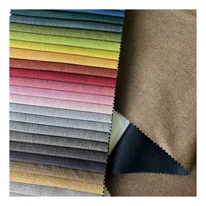 CC-EN-176 Hot Sale European Market 100% Polyester Linen Fabric Upholstery Fabric For Sofa