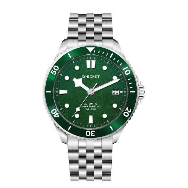 Movement Diver Watch Uhr  Movement Stainless Steel Watched Men High End Orologio 200m Glass Wrist Customized Automatic Watch