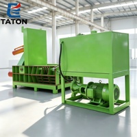 Presse à balles horizontale hydraulique TANTONG haute densité en acier inoxydable et alliage d'aluminium pour ferraille, moteur haute productivité et économe en énergie