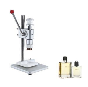 Máquina taponadora de botellas de Perfume portátil de escritorio Manual para cosméticos, herramienta de sellado de viales de vidrio en aerosol para uso Industrial - Product Image 2