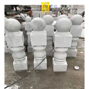 BOTON STONE-balaustrada de mármol para escaleras, balaustrada Popular de <span class=keywords><strong>piedra</strong></span> blanca - Product Image 2