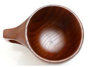 Taza de Madera Sostenible Hecha a Mano, Taza de Té Natural Ecológica, Vajilla Orgánica de Primera Calidad, Perfecta para el Hogar, la Cocina y el Comedor - Product Image 3