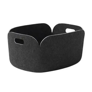Cestas de Almacenamiento Plegables y Portátiles de Fieltro Tejido con Asas para Leña, Juguetes y Ropa - Product Image 4
