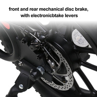 Motocicleta Eléctrica de Cross para Niños TXED, con Motor de Cubo Trasero de 180 W, 2 Ruedas, 3 Velocidades y Batería de Litio de 24 V