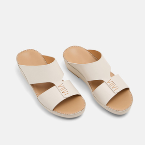 Premium Italian Full-grain Leather Arabic Sandals Soft Cushioned Hand-stitched Custom Luxury Dubai <b>Slipper</b> Everyday Wear - Product Image 1