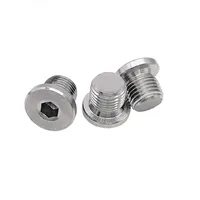 Vis de bouchon de tuyau hexagonale en acier inoxydable 304 DIN908 pour systèmes hydrauliques et moteurs, avec caméra espion intégrée