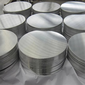Disco de aluminio personalizable de alta resistencia A1050 O temper 0.5-0.9mm, disco de aleación de aluminio de 150mm, bandeja para alimentos - Product Image 1