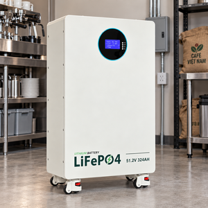 แบตเตอรี่ LiFePO4 51.2V 314Ah 16kWh รองรับการปล่อยประจุ 40V และการตัดการชาร์จ 58.4V สำหรับระบบสำรองไฟบ้าน - Product Image 2