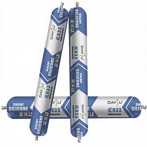 China Fabriek Neutrale Siliconen Kit Worst Zelfklevende Glazen Raam Breeuwen Voor Buiten Aluminium Gebruik Bouw Verpakking - Product Image 1