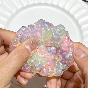 Creative High-Appearance Hand <b>Ball</b> Disc <b>String</b> Knead Funny Toy with Noisy Music Shapeable Pearl Stress Relief for Adults - Product Image 5
