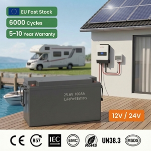 24V Lifepo4 Battery 24V Lithium Battery Pack 24V 200AH Lithium Battery 24V 100AH Lifepo4 Battery 25.6V Lifepo4 48V - Product Image 1