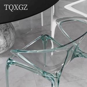 Chaises de salle à manger AVA Roche Bobois, nouveau modèle 2026, luxe léger, design haut de gamme, chaise créative en cristal pour la maison, style célébrité internet - Product Image 3
