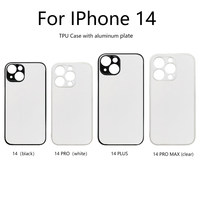 Étui de téléphone personnalisé Sunyee 2D par sublimation pour iPhone 14, coque de protection pour appareil photo, étui vierge pour sublimation