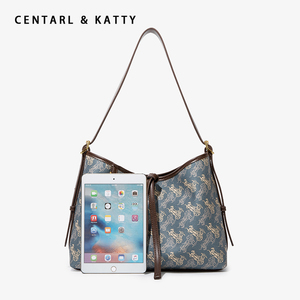 Cao Cảm giác Vận chuyển công suất lớn PU thêu phụ nữ 2024 mới nách <span class=keywords><strong>Tote</strong></span> Túi Polyester Lót zip đóng cửa - Product Image 2