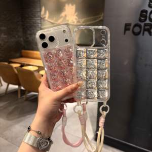 Coque <span class=keywords><strong>de</strong></span> <span class=keywords><strong>protection</strong></span> pour <span class=keywords><strong>iPhone</strong></span> 17 Pro, motif bloc <span class=keywords><strong>de</strong></span> <span class=keywords><strong>glace</strong></span> teinté, avec cordon <span class=keywords><strong>de</strong></span> suspension et finition poudre libre, compatible avec Apple 17 Air - Product Image 5