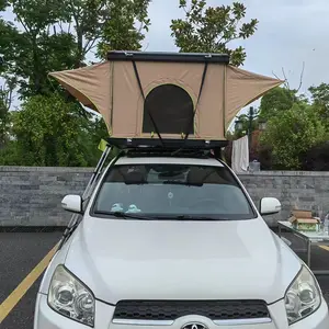 Carpa de techo de helicóptero de aleación de aluminio, plegable totalmente automático, sin construcción, coche de camping autoconductor de apertura rápida