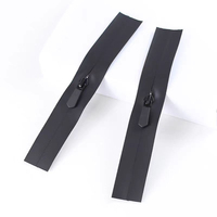 LYH # 5 fermetures éclair en nylon noir PU TPU à extrémité ouverte |   Couleur personnalisable, écologique, imperméable pour les combinaisons de ski et de plongée