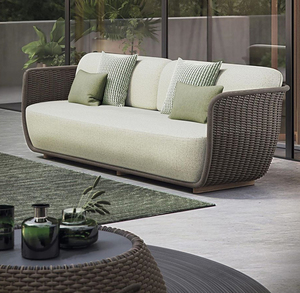 Petit espace canne 5 pièces en rotin <span class=keywords><strong>2</strong></span> + 1 + 1 en osier mobilier d'extérieur moderne canapé ensemble conceptions - Product Image 6