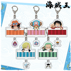 จี้อะคริลิคสแตนเลสลายการ์ตูนทหารเครื่องประดับแฟชั่นพร้อมพวงกุญแจธรรมดาสำหรับผู้ชายผู้หญิงทำจากพลาสติก - Product Image 1