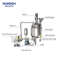 Machine de fabrication de ketchup, mayonnaise et sirop alimentaire 50l 100l 200l 300l 500l 1000l, homogénéisateur émulsifiant sous vide