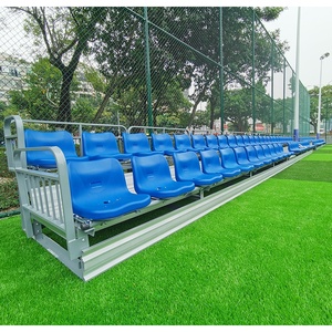 Sièges en plastique à dossier moyen pour gradins extérieurs en aluminium, chaises de stade métalliques pour intérieur, taille et <span class=keywords><strong>couleur</strong></span> personnalisables - Product Image 1