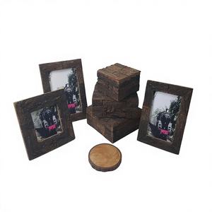 Caja de Regalo con Posavasos de Madera con Logotipo Personalizado, Estilo Árabe, Hecho a Mano, Artículos para el Hogar y la Cocina, Estilo Nuevo - Product Image 1