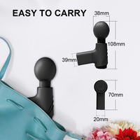 Pistolet de massage vibrant portable à 10 fréquences, moteur sans balais puissant, pour la stimulation clitoridienne et du point G, massage corporel