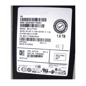 4XB7A14116 SSD SAS interno de 1.6 TB y 2.5 pulgadas con velocidad de 12 Gb/s y soporte de 3.5 pulgadas para DE2000H DE4000H DE6000H - Product Image 1