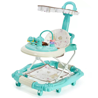 Andadera para Bebés, Andadera de Empuje para Bebés, Andadera de Aprendizaje para Sentarse y Pararse, Andadera para Niños con Función de Balanceo, Andadera para Bebés con Ruedas y Asiento
