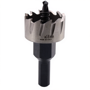 Scie cloche HSS Ttake 38 mm fabriquée en Italie pour le perçage du bois et du métal - Product Image 2